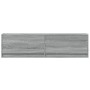 Mueble de TV de pared con luces LED gris Sonoma 140x31x38 cm de , Muebles TV - Ref: Foro24-852374, Precio: 100,04 €, Descuent...