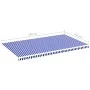 Tela de repuesto para toldo azul y blanco 6x3,5 m de vidaXL, Toldos - Ref: Foro24-311924, Precio: 82,84 €, Descuento: %