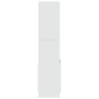 Aparador de madera de ingeniería blanco 63x33x140 cm de , Librerías y estanterías - Ref: Foro24-855106, Precio: 77,90 €, Desc...