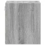 Wall-mounted bedside tables with LED lights, 2 units in Sonoma grey. by , Nightstands - Ref: Foro24-852072, Price: 59,65 €, D...