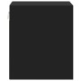 Mesitas de noche de pared con luces LED 2 unidades negro de , Mesitas de noche - Ref: Foro24-852064, Precio: 61,52 €, Descuen...