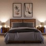 Mesitas de noche de pared con luces LED 2 uds roble ahumado de , Mesitas de noche - Ref: Foro24-852098, Precio: 60,58 €, Desc...