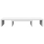 Soporte para pantalla ajustable madera blanco 60x24x10,5 cm de , Bases y elevadores para ordenadores - Ref: Foro24-854625, Pr...