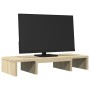 Soporte de pantalla ajustable madera roble Sonoma 60x24x10,5 cm de , Bases y elevadores para ordenadores - Ref: Foro24-854627...