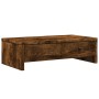 Soporte de monitor cajones madera roble ahumado 50x27x15 cm de , Bases y elevadores para ordenadores - Ref: Foro24-854665, Pr...