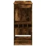 Mesa alta con estantes madera roble ahumado 90x47,5x103,5 cm de , Mesas de cocina y de comedor - Ref: Foro24-854341, Precio: ...