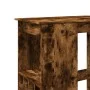 Mesa alta con estantes madera roble ahumado 90x47,5x103,5 cm de , Mesas de cocina y de comedor - Ref: Foro24-854341, Precio: ...
