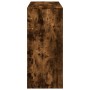 Mesa alta con estante roble ahumado 124x46x103,5 cm de , Mesas de cocina y de comedor - Ref: Foro24-854395, Precio: 103,84 €,...