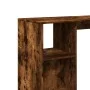Tall table with smoked oak shelf 124x46x103.5 cm by , Kitchen and dining tables - Ref: Foro24-854395, Price: 101,99 €, Discou...
