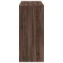 Mesa alta con estante marrón roble 124x46x103,5 cm de , Mesas de cocina y de comedor - Ref: Foro24-854397, Precio: 91,83 €, D...