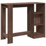 Mesa alta con estante marrón roble 124x46x103,5 cm de , Mesas de cocina y de comedor - Ref: Foro24-854397, Precio: 91,83 €, D...