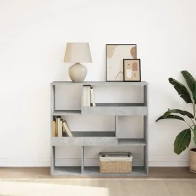 Estantería/divisor de espacios gris hormigón 100x33x94,5 cm de , Librerías y estanterías - Ref: Foro24-854439, Precio: 66,51 ...