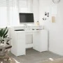 Escritorio con luz LED madera ingeniería blanco 120x55x91 cm de , Escritorios - Ref: Foro24-3309411, Precio: 194,37 €, Descue...