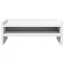Soporte para pantalla madera ingeniería blanco 42x24x16 cm de , Bases y elevadores para ordenadores - Ref: Foro24-854715, Pre...