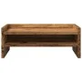 Soporte de pantalla madera ingeniería envejecida 42x24x16 cm de , Bases y elevadores para ordenadores - Ref: Foro24-854722, P...