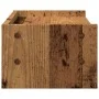 Soporte de pantalla madera ingeniería envejecida 42x24x16 cm de , Bases y elevadores para ordenadores - Ref: Foro24-854722, P...