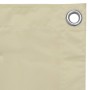 Toldo para balcón tela oxford crema 120x400 cm de vidaXL, Sombrillas - Ref: Foro24-134957, Precio: 20,81 €, Descuento: %