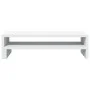 Soporte de pantalla madera de ingeniería blanco 54x22x15 cm de , Bases y elevadores para ordenadores - Ref: Foro24-854769, Pr...
