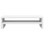 Soporte de pantalla madera de ingeniería blanco 54x22x15 cm de , Bases y elevadores para ordenadores - Ref: Foro24-854769, Pr...