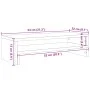 Soporte de pantalla madera de ingeniería blanco 54x22x15 cm de , Bases y elevadores para ordenadores - Ref: Foro24-854769, Pr...