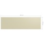 Toldo para balcón tela oxford crema 120x400 cm de vidaXL, Sombrillas - Ref: Foro24-134957, Precio: 20,81 €, Descuento: %