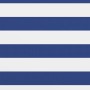 Toldo para balcón tela oxford blanco y azul 120x400 cm de vidaXL, Sombrillas - Ref: Foro24-134921, Precio: 19,75 €, Descuento: %