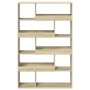 Estantería madera de ingeniería roble Sonoma 100x33x156,5 cm de , Librerías y estanterías - Ref: Foro24-3309341, Precio: 114,...