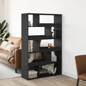 Separador de ambientes madera ingeniería negro 100x33x156,5 cm de , Librerías y estanterías - Ref: Foro24-3309493, Precio: 11...