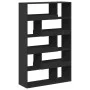 Room divider in black engineered wood 100x33x156.5 cm by , Bookcases and shelves - Ref: Foro24-3309493, Price: 116,16 €, Disc...