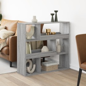 Estantería de madera de ingeniería gris Sonoma 100x33x94,5 cm de , Librerías y estanterías - Ref: Foro24-3309479, Precio: 71,...