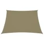 Toldo de vela trapezoidal de tela oxford beige 3/5x4 m de vidaXL, Sombrillas - Ref: Foro24-135188, Precio: 41,16 €, Descuento: %