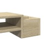 Soporte de pantalla con almacenaje roble Sonoma 100x27x15 cm de , Bases y elevadores para ordenadores - Ref: Foro24-854690, P...