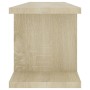 Estantes de pared 2 uds contrachapada roble Sonoma 75x18x20 cm de , Estantes y estanterías - Ref: Foro24-807190, Precio: 34,2...