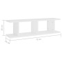 Estantes de pared 2 uds madera contrachapada blanco 75x18x20 cm de , Estantes y estanterías - Ref: Foro24-807187, Precio: 35,...