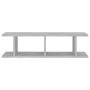 Estante de pared 2 uds contrachapada gris hormigón 75x18x20 cm de , Estantes y estanterías - Ref: Foro24-807191, Precio: 28,1...
