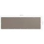 Toldo para balcón de tela oxford gris taupe 90x300 cm de vidaXL, Sombrillas - Ref: Foro24-134988, Precio: 18,13 €, Descuento: %