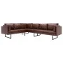 Ecksofa aus braunem Kunstleder von , Sofas - Ref: Foro24-287923, Preis: 680,30 €, Rabatt: %