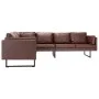 Ecksofa aus braunem Kunstleder von , Sofas - Ref: Foro24-287923, Preis: 680,30 €, Rabatt: %