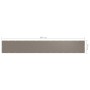 Toldo para balcón de tela oxford gris taupé 90x600 cm de vidaXL, Sombrillas - Ref: Foro24-134991, Precio: 45,50 €, Descuento: %