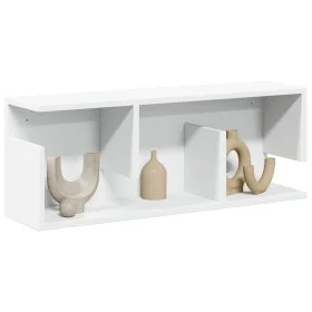 Armario de pared madera de ingeniería blanco 80x20x30 cm de , Estantes y estanterías - Ref: Foro24-854832, Precio: 29,35 €, D...