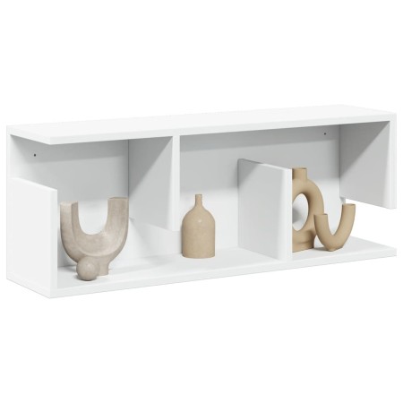 Armario de pared madera de ingeniería blanco 80x20x30 cm de , Estantes y estanterías - Ref: Foro24-854832, Precio: 29,71 €, D...