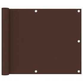 Toldo para balcón tela oxford marrón 75x500 cm de vidaXL, Sombrillas - Ref: Foro24-135070, Precio: 24,38 €, Descuento: %