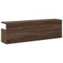 Mueble de pared madera de ingeniería marrón roble 100x20x30 cm de , Estantes y estanterías - Ref: Foro24-854847, Precio: 42,6...