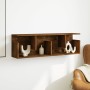 Armario de pared madera ingeniería roble ahumado 100x20x30 cm de , Estantes y estanterías - Ref: Foro24-854845, Precio: 44,67...