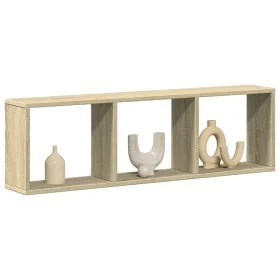Armario de pared madera de ingeniería roble sonoma 100x16x30 cm de , Estantes y estanterías - Ref: Foro24-854870, Precio: 29,...