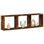 Armario de pared madera ingeniería roble ahumado 100x16x30 cm de , Estantes y estanterías - Ref: Foro24-854872, Precio: 31,47...