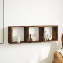 Armario de pared madera ingeniería roble ahumado 100x16x30 cm de , Estantes y estanterías - Ref: Foro24-854872, Precio: 31,47...