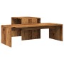Set mesas de centro madera ingeniería envejecida 100x48x40 cm de , Mesas de centro - Ref: Foro24-856054, Precio: 60,35 €, Des...