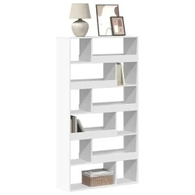 Estantería de madera de ingeniería blanca 100x33x187,5 cm de , Librerías y estanterías - Ref: Foro24-3309348, Precio: 145,87 ...