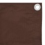 Toldo para balcón tela oxford marrón 75x500 cm de vidaXL, Sombrillas - Ref: Foro24-135070, Precio: 21,48 €, Descuento: %